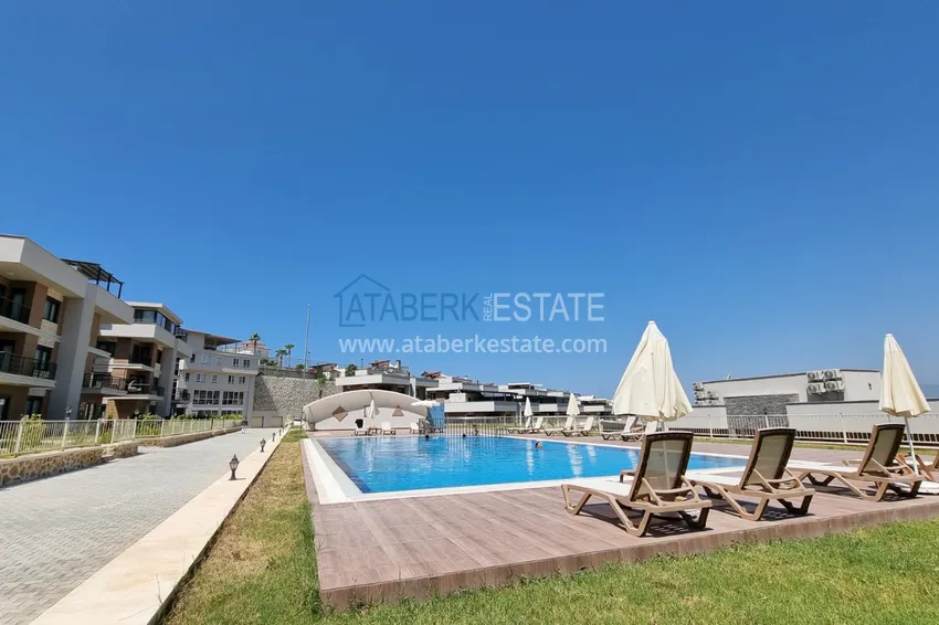Dwupoziomowa willa typu twin w elitarnym ekokompleksie — dzielnica Kargicak, Alanya 6 
