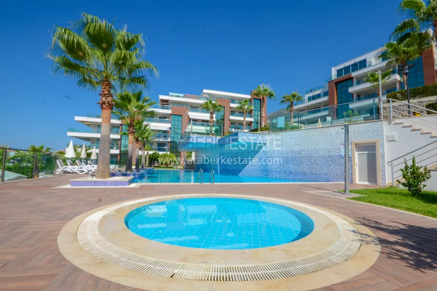 Apartament z 2 sypialniami z meblami i panoramicznym widokiem w Cikcilli Alanya 7 