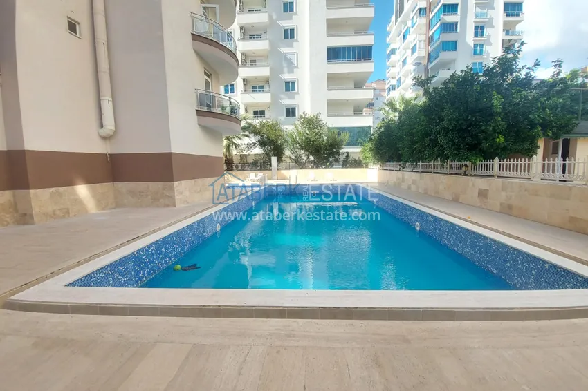 Apartament z 2 sypialniami z meblami i widokiem na morze w Alanya, dzielnica Mahmutlar 7 
