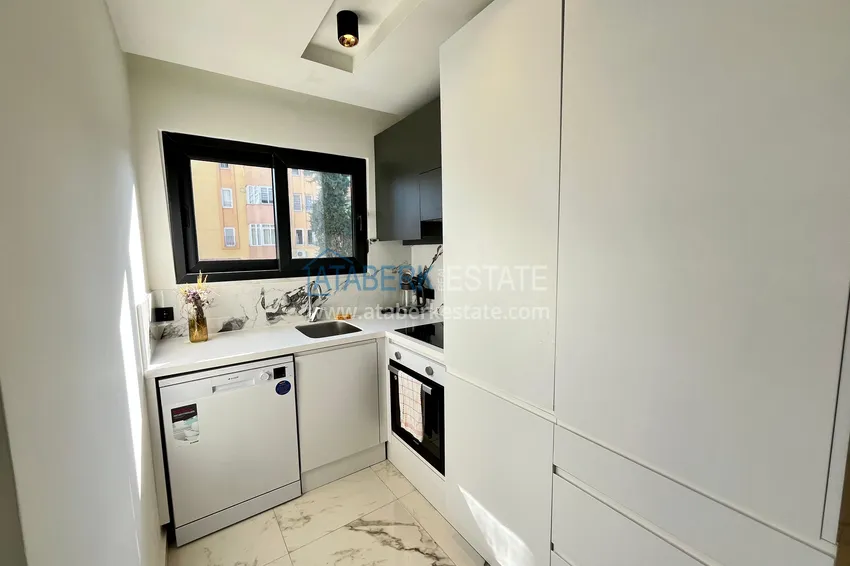 Kupuj  Stylowy apartament z jedną sypialnią z meblami w centrum Alanyi — rynek podstawowy 7 