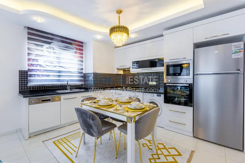 Kupuj  Linear 3+1 apartament z luksusowymi meblami w przytulnym kompleksie — Alanya, dzielnica Mahmutlar 8 