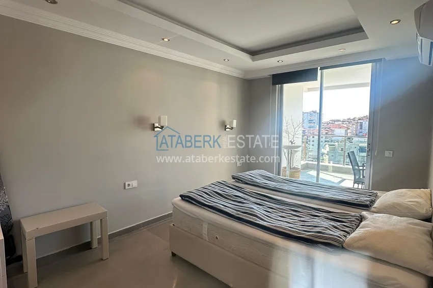 Kupuj  Apartament z 2 sypialniami z meblami i panoramicznym widokiem w Cikcilli Alanya 9 