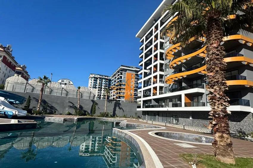 Wynajem długoterminowy! Apartament 1+1 w komfortowym kompleksie, dzielnica Avsallar Alanya nr 28 8 