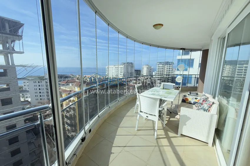 Kupuj  Apartament z 2 sypialniami z meblami i widokiem na morze w Alanya, dzielnica Mahmutlar 9 