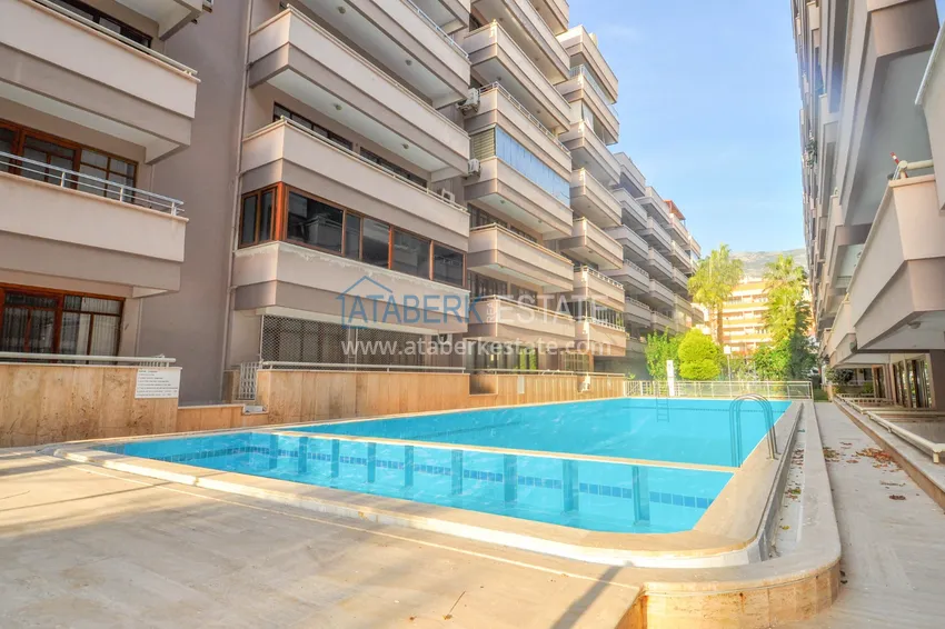 Umeblowany apartament z 1 sypialnią nad morzem w Mahmutlar, Alanya  9 