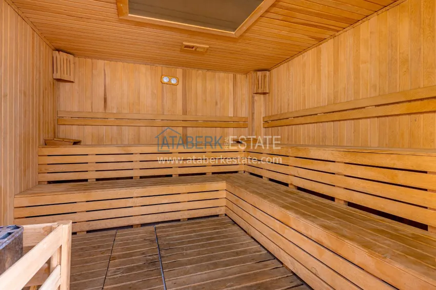 Linear 3+1 apartament z luksusowymi meblami w przytulnym kompleksie — Alanya, dzielnica Mahmutlar 12 