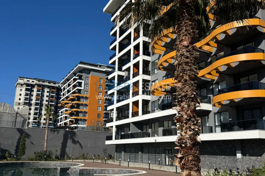 Wynajem długoterminowy! Apartament 1+1 w komfortowym kompleksie, dzielnica Avsallar Alanya nr 28 9 
