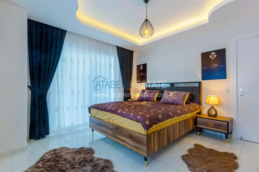 Kupuj  Linear 3+1 apartament z luksusowymi meblami w przytulnym kompleksie — Alanya, dzielnica Mahmutlar 10 