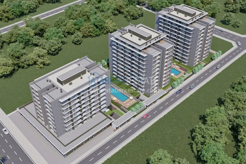 Projekt inwestycyjny w Antalyi: nowoczesny kompleks mieszkalny w Altintash z nieoprocentowanymi ratami 1 