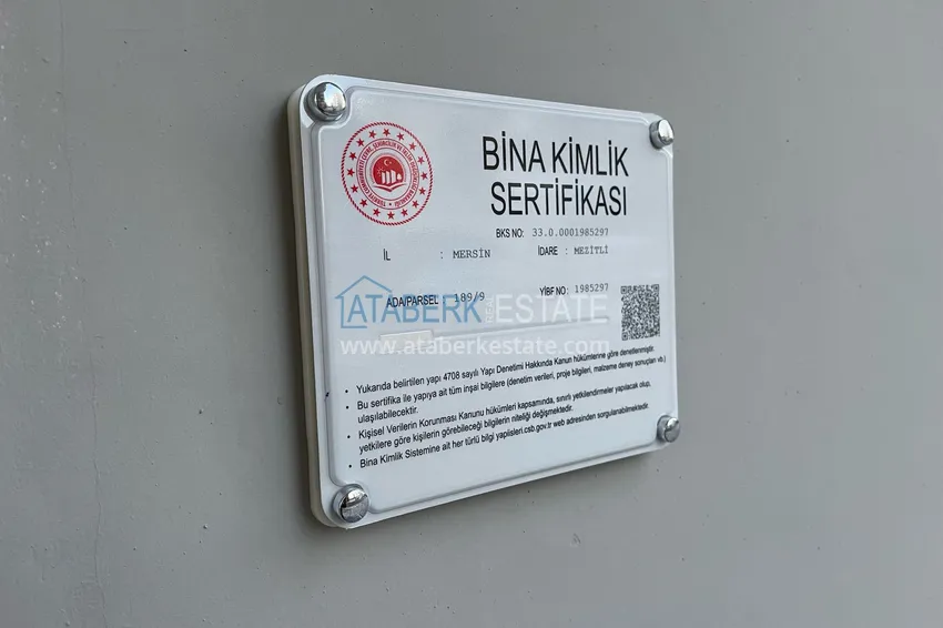 Jednopokojowe mieszkanie w nowoczesnym kompleksie — Teje, Mersin 10 