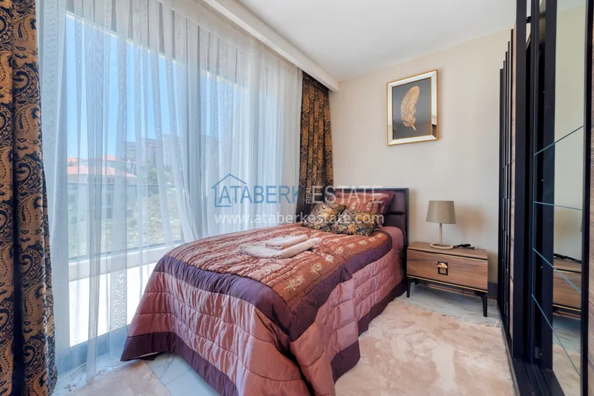 Kupuj  Dwupoziomowy penthouse 2+1 z nowymi meblami i widokiem na góry w Oba, Alanya 11 