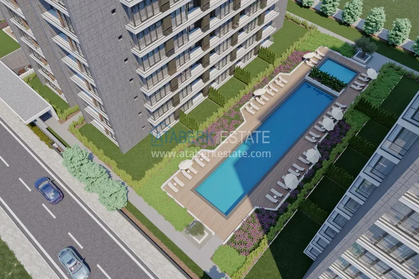 Projekt inwestycyjny w Antalyi: nowoczesny kompleks mieszkalny w Altintash z nieoprocentowanymi ratami 10 