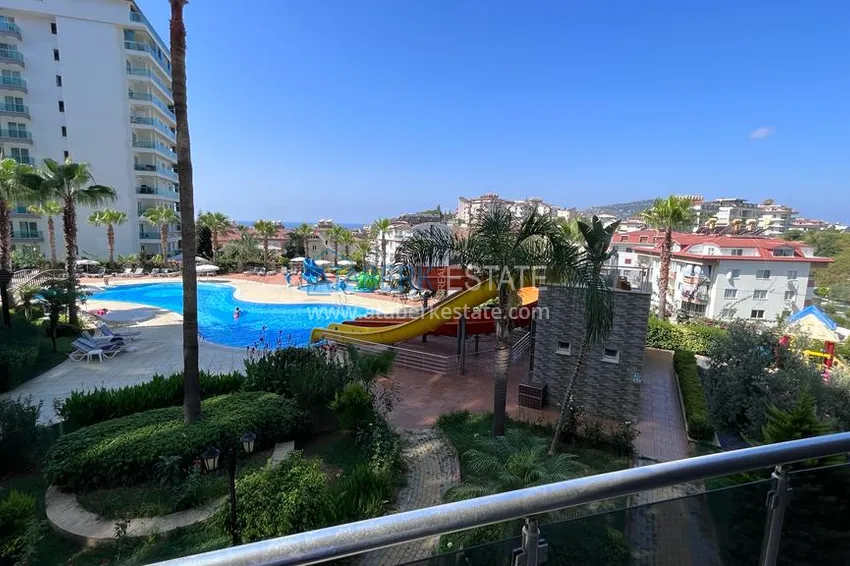 Kupuj  Apartament 1+1 z meblami i widokiem na morze w dzielnicy Cikcilli, Alanya 10 