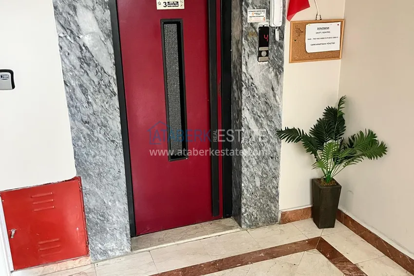 1+1 apartament o powierzchni 72 m2 w centrum Alanyi z nowymi meblami i dwoma balkonami - Plaża Kleopatra 10 