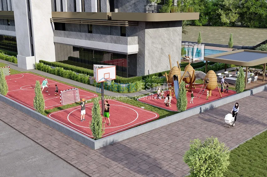 Luksusowy kompleks mieszkaniowy w kurorcie Kundu, Antalya — projekt koncepcyjny typu hotelowego 11 