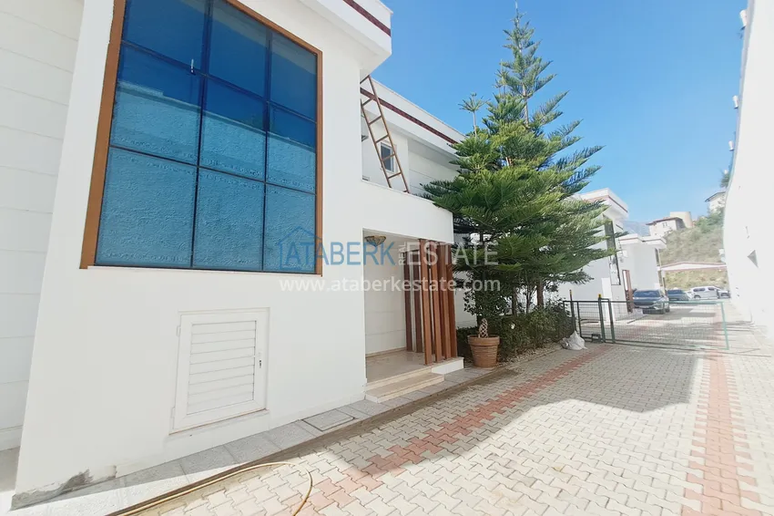 Luksusowa willa z widokiem z meblami i prywatnym basenem w luksusowym kompleksie - Kargicak, Alanya 12 