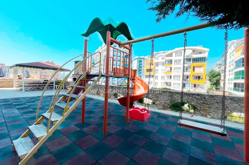 Apartament 2+1 z meblami i widokiem na morze, odpowiedni na zezwolenie na pobyt — Tosmur, Alanya 11 