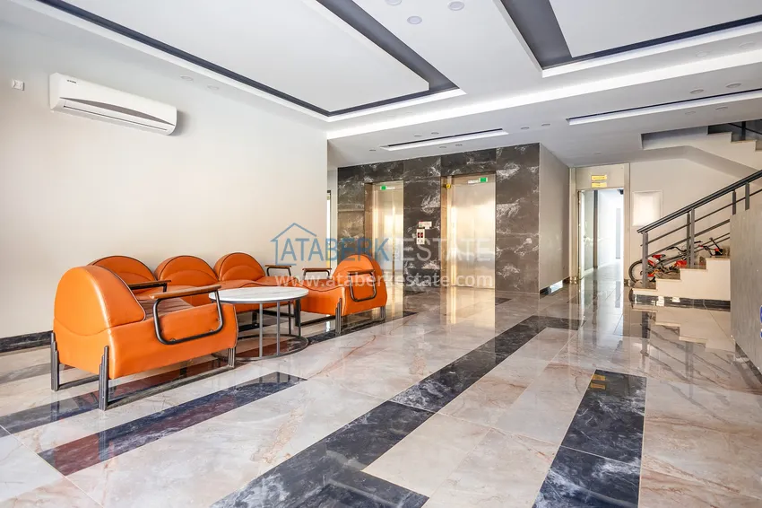 Jednopokojowy apartament z meblami w Alanyi, dzielnica Oba 11 