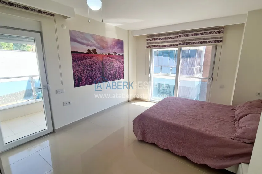 Kupuj  Apartament 2+1 z meblami i widokiem na morze — luksusowy kompleks w Kargicak 11 