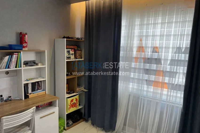 Kupuj  Panoramiczny liniowy apartament z meblami w Mersin - Davultepe, zaledwie 250 metrów od morza 14 