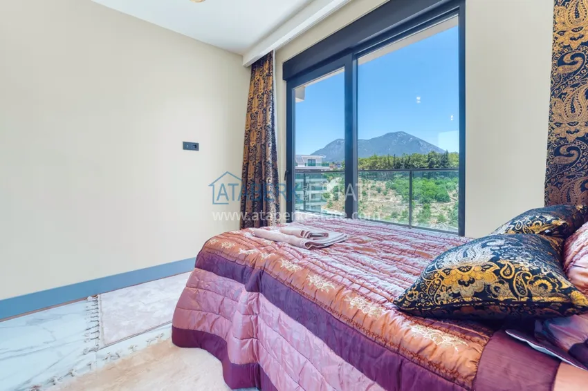 Kupuj  Dwupoziomowy penthouse 2+1 z nowymi meblami i widokiem na góry w Oba, Alanya 13 