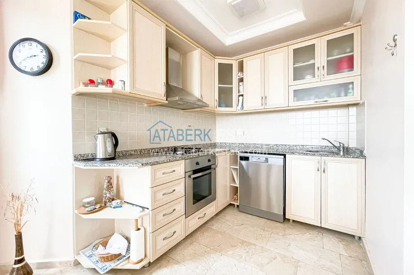 Kupuj  Apartament 2+1 z meblami i widokiem na morze, odpowiedni na zezwolenie na pobyt — Tosmur, Alanya 12 