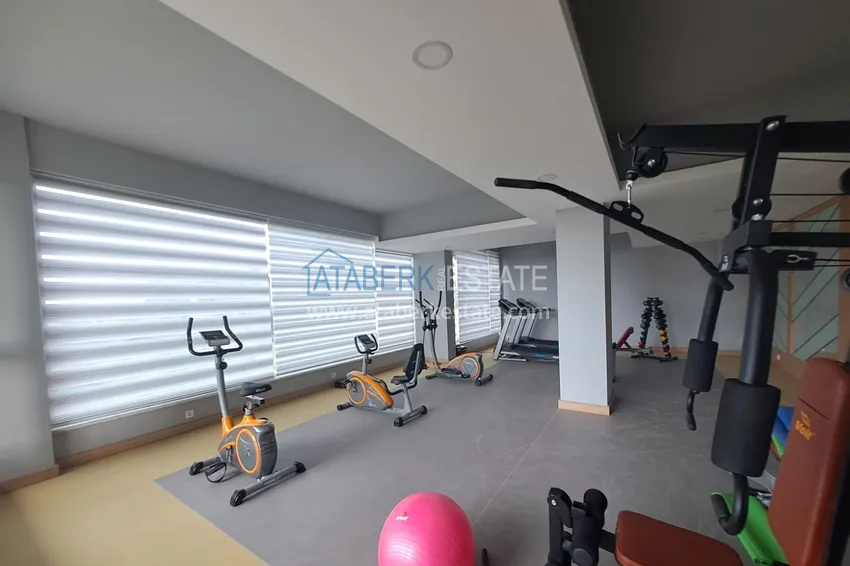 Dobrze wykończony apartament z jedną sypialnią w Alanya, dzielnica Avsallar 12 