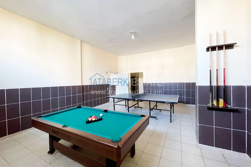 Apartament 2+1 z meblami i widokiem na morze, odpowiedni na zezwolenie na pobyt — Tosmur, Alanya 14 