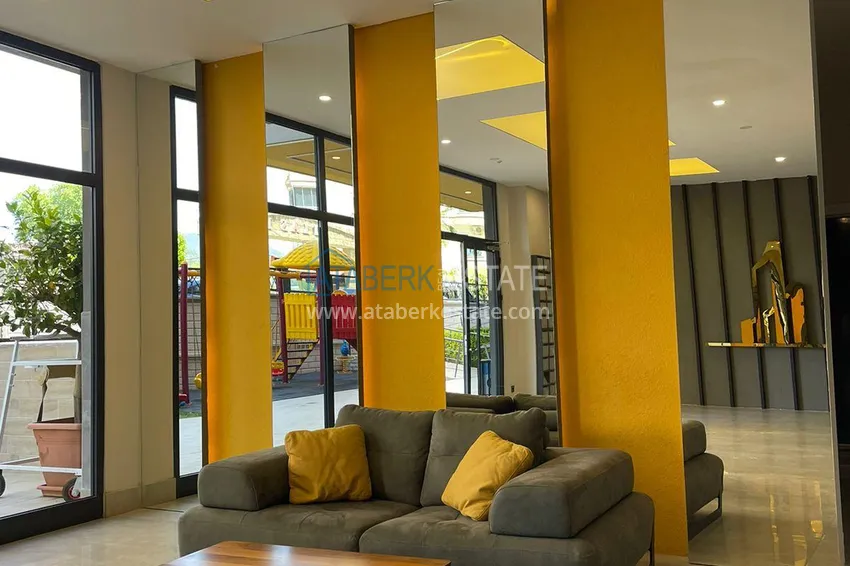 Dwupokojowy apartament z panoramicznym widokiem na morze i góry w centrum Mahmutlar 14 
