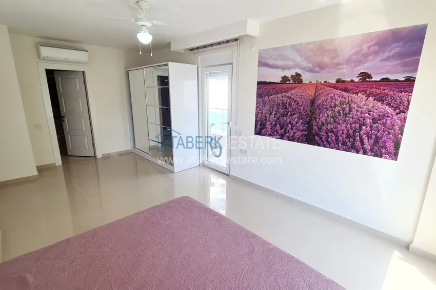 Kupuj  Apartament 2+1 z meblami i widokiem na morze — luksusowy kompleks w Kargicak 14 