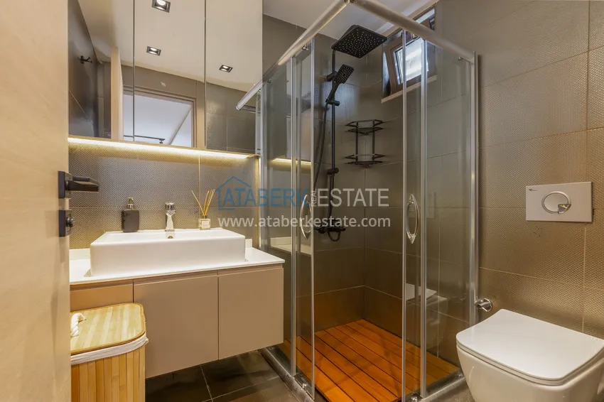Kupuj  Apartament pod klucz 2+1 w Antalyi, Guzeloba z widokiem na morze i las - komfort i wygoda w pobliżu morza 15 