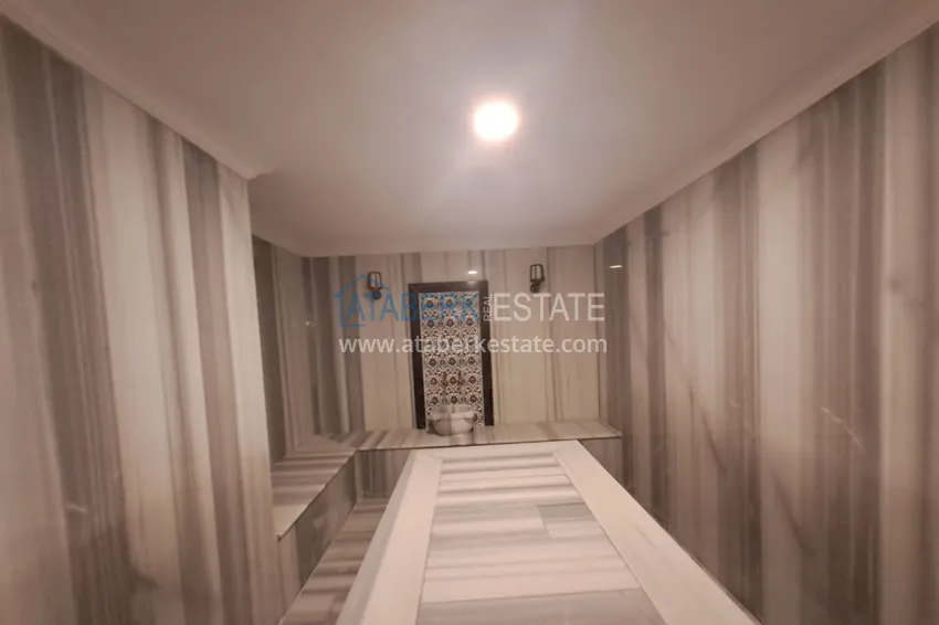 Dobrze wykończony apartament z jedną sypialnią w Alanya, dzielnica Avsallar 15 