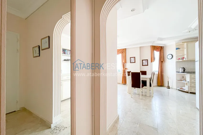 Kupuj  Apartament 2+1 z meblami i widokiem na morze, odpowiedni na zezwolenie na pobyt — Tosmur, Alanya 15 
