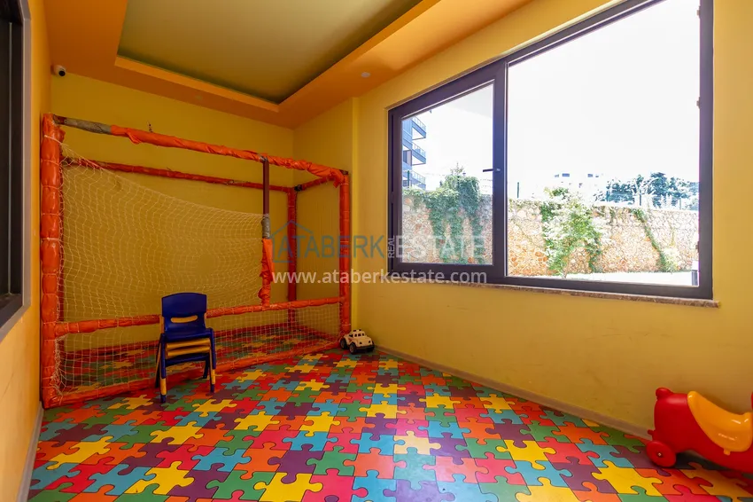 Jednopokojowy apartament z meblami w Alanyi, dzielnica Oba 15 