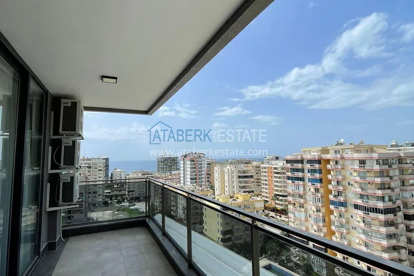 Kupuj  Dwupokojowy apartament z panoramicznym widokiem na morze i góry w centrum Mahmutlar 14 