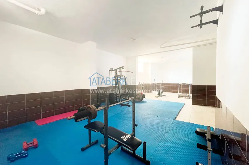Apartament 2+1 z meblami i widokiem na morze, odpowiedni na zezwolenie na pobyt — Tosmur, Alanya 16 