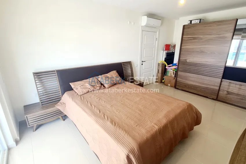 Kupuj  Apartament 2+1 z meblami i widokiem na morze — luksusowy kompleks w Kargicak 16 