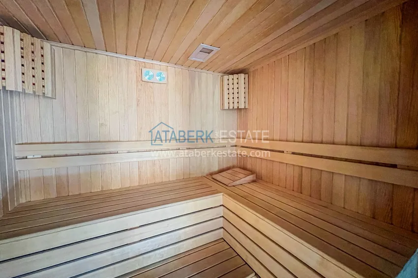 Dwupoziomowy penthouse 2+1 z nowymi meblami i widokiem na góry w Oba, Alanya 17 