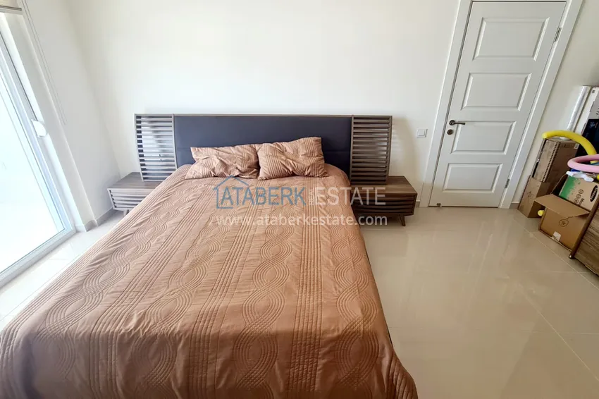 Kupuj  Apartament 2+1 z meblami i widokiem na morze — luksusowy kompleks w Kargicak 17 
