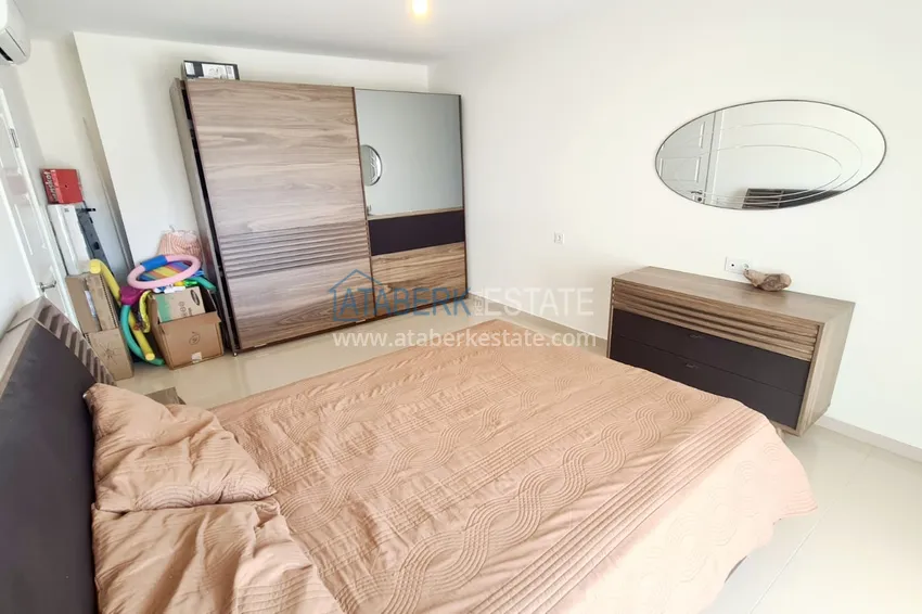 Kupuj  Apartament 2+1 z meblami i widokiem na morze — luksusowy kompleks w Kargicak 18 