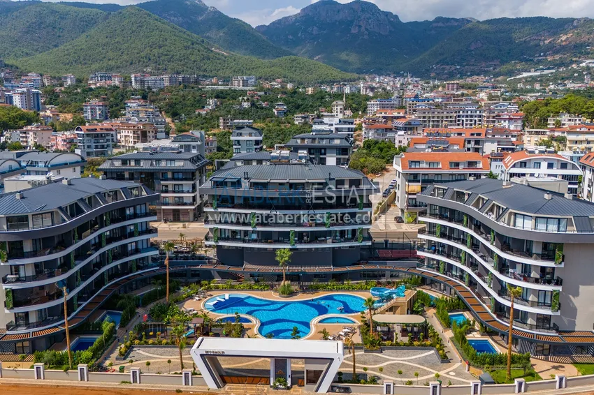 Elegancki kompleks mieszkaniowy premium w Oba, Alanya 1 