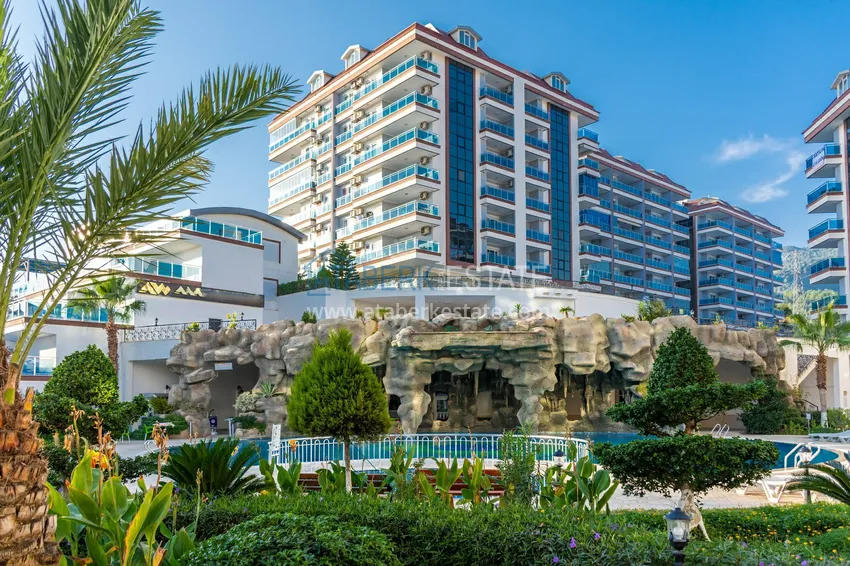 Umeblowane mieszkanie z dwiema sypialniami w kompleksie premium — Alanya, dzielnica Oba 1 