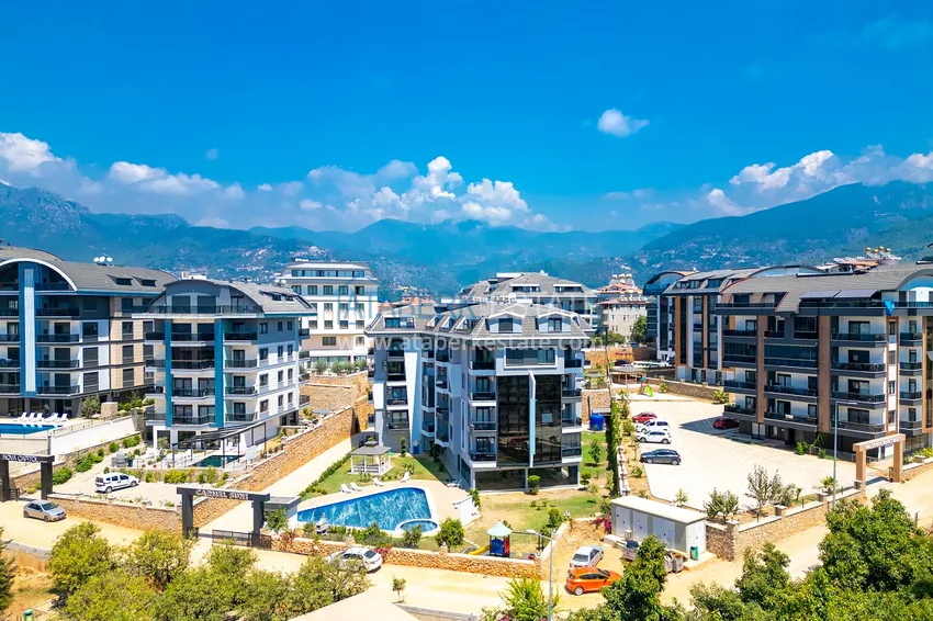 Jednopokojowy apartament z meblami w Alanyi, dzielnica Oba 1 