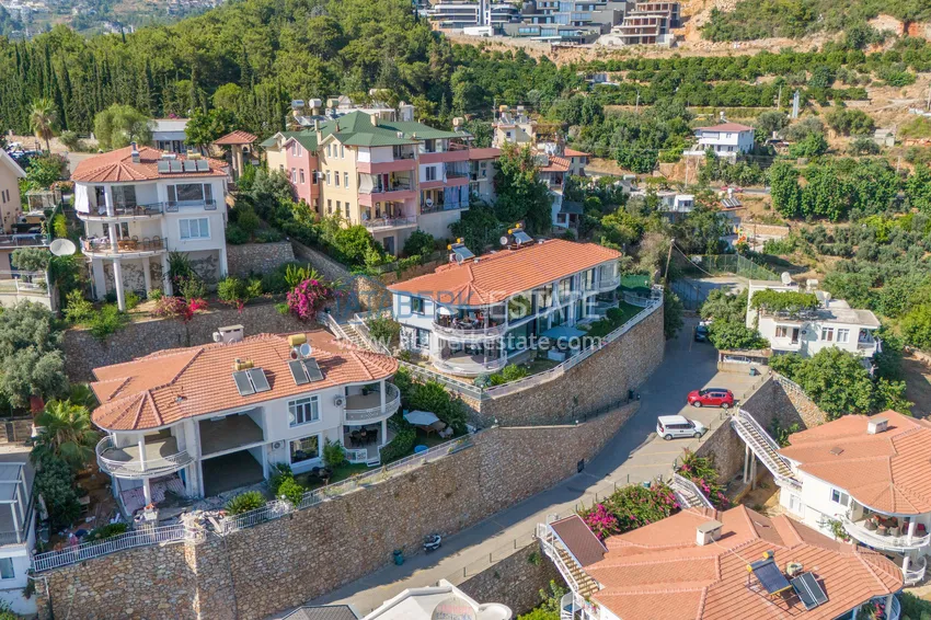 Luksusowa willa w dzielnicy Alanya - Bektash. Panoramiczny widok, stylowy design, odpowiedni dla obywatelstwa! 1 