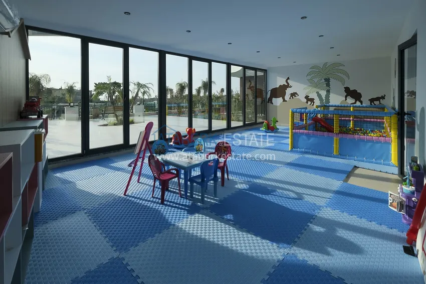 Dobrze wykończony apartament z jedną sypialnią w komfortowej rezydencji — dzielnica Kargicak, Alanya 20 