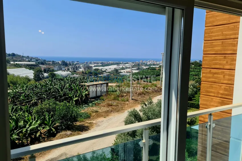 Kupuj  Apartament 2+1 z meblami i widokiem na morze — luksusowy kompleks w Kargicak 26 