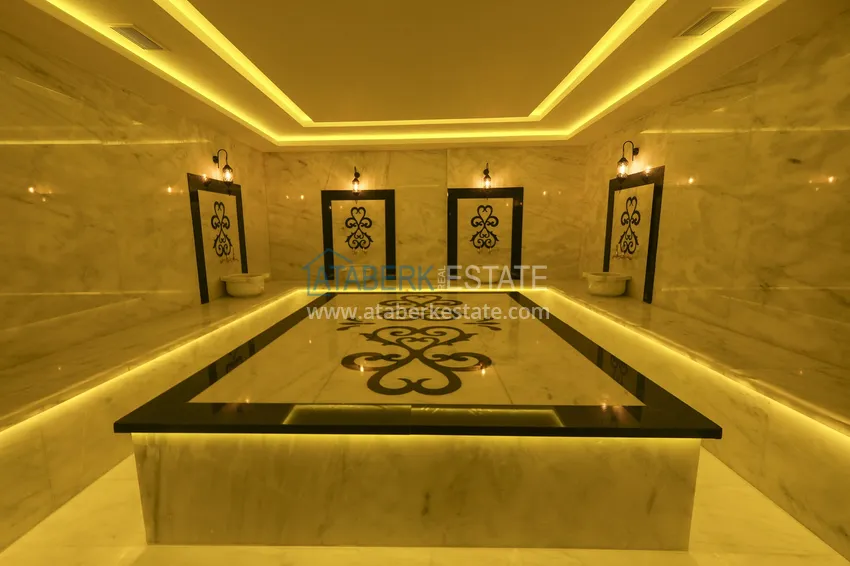 Dobrze wykończony apartament z jedną sypialnią w komfortowej rezydencji — dzielnica Kargicak, Alanya 25 