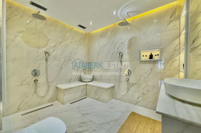 Kupuj  Luksusowa willa w dzielnicy Alanya - Bektash. Panoramiczny widok, stylowy design, odpowiedni dla obywatelstwa! 26 