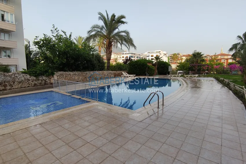 Nieruchomość na zezwolenie na pobyt. Apartament z 2 sypialniami z meblami i widokiem na rzekę Dim — Alanya, Tosmur 2 