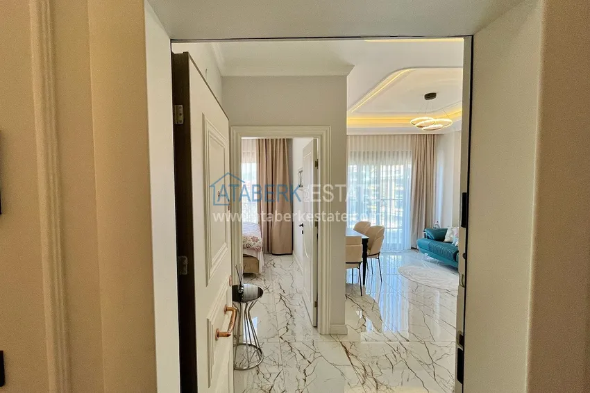Kupuj  Świetna cena! Stylowy apartament pod klucz 1+1 w komfortowej rezydencji — Oba, Alanya 2 